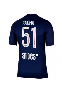 Paris Saint-Germain Willian Pacho #51 Fotballdrakt Hjemme Klær 2025-26 Korte ermer